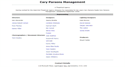 Desktop Screenshot of caryparsons.co.uk
